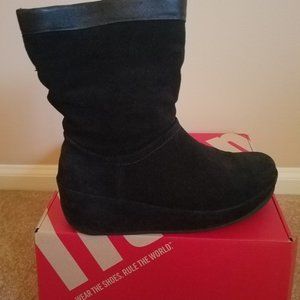 Fit Flop Crush Suede & Leather Boot